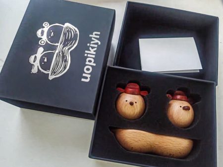 uopikiyh Wood Figurine  Ornament Decoration MiniatureArt Carve Small Animal For Sale