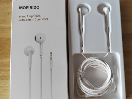 MOFIRIDO With Apple Earphones with 3.5mm Wired Earbuds with Microphone & Volume Control Online