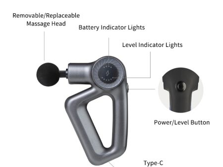 Taefoqun Massage apparatus  Massage Gun - Deep Tissue Massager Gun for Muscle Fatigue Relief - Percussion Massage Gun Hot on Sale