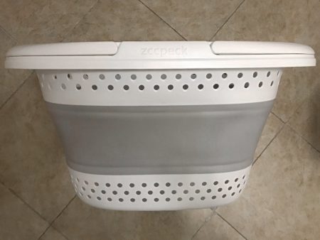 zccpeck Collapsible Laundry Basket, Comfort Grip Handles, Smart Space Saving Structure For Sale