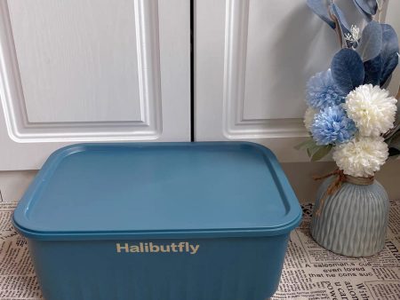 Halibutfly Storage Container BinLarge CapacityDurable Plastic Household Organizer Bins with Lid Discount