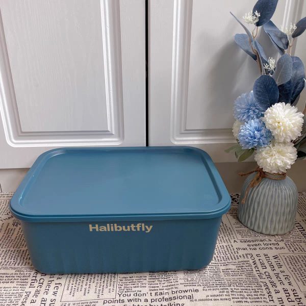 Halibutfly Storage Container BinLarge CapacityDurable Plastic Household Organizer Bins with Lid Discount