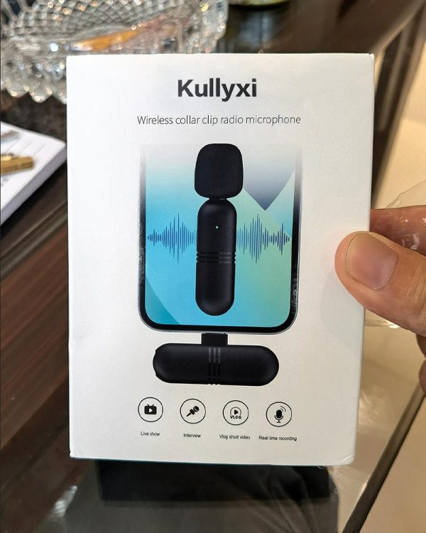 Kullyxi Wireless Mini Lavalier Lapel Microphon Long Working Time Online Hot Sale