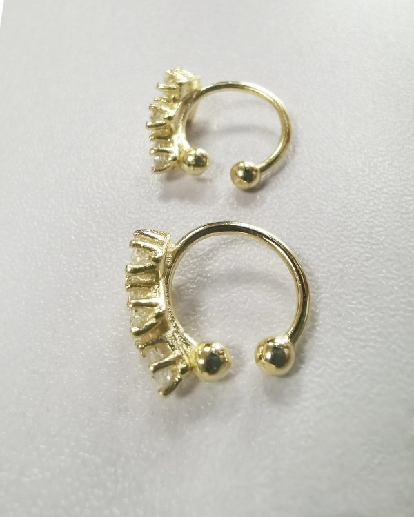 uopikiyh-Gold Clip on Hoop Earrings For Women Fashion Clip on Earrings Online