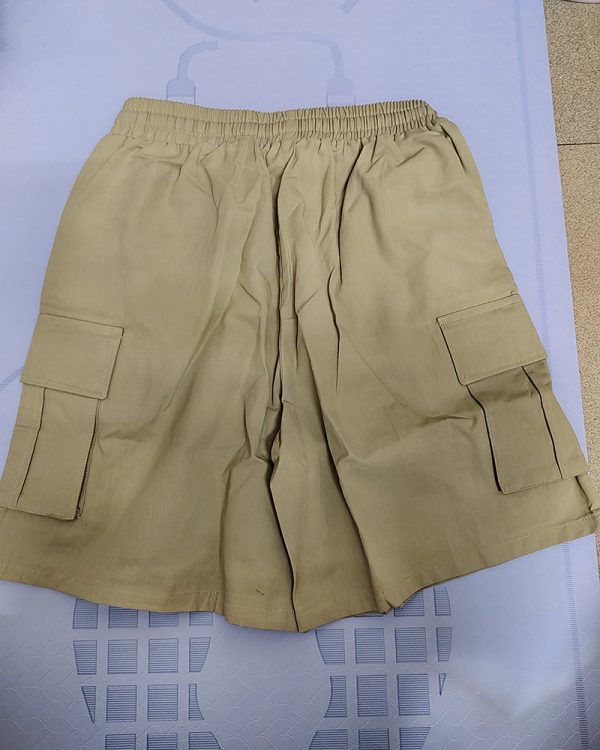 QADIPOLYYI Shorts,Men s Cotton Full Elastic Waist Cargo Performance Baseline Shorts Online Hot Sale