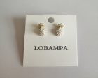 LOBAMPA Pearl Women Classic Stud Earrings Pineapple Pearl Earrings Female Fashion Earrings Female Jewelry Supply