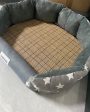 YUBYSAE Round Fluffy Soft Dog Beds,Donut Anti Anxiety Pet Bed,Orthopedic Warm Comfort Pets Beds Cheap