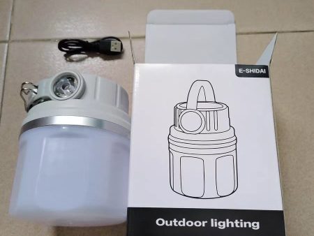 E-SHIDAI Portable Battery Outdoor Lamp, USB Charging Sale