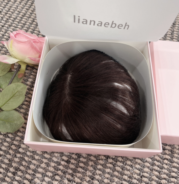 Iianaebeh black Wig Medium Shoulder Length Middle Part Short Straight Synthetic Hair Wigs Supply