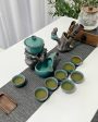 Wmssine Chinese Ceramic Gongfu Tea Set Celadon Pottery Tea Service Set Online