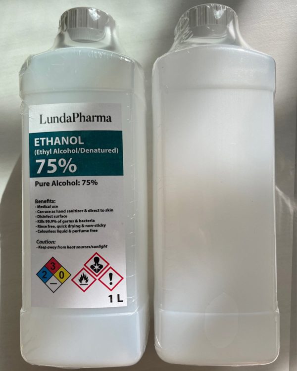 LundaPharma medical alcohol, Kills 99.9% of Viruses and Bacteria, Hypochlorous Acid Technology Online