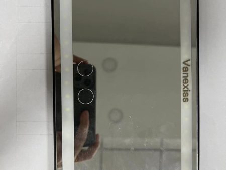 Vanexiss Visor Vanity Mirror, Rechargeable Makeup Mirror with 3 Light Modes & 60 LEDs - Dimmable Clip-on Rear View Sun-Shading Cosmetic Mirror with Touch on Screen Online now