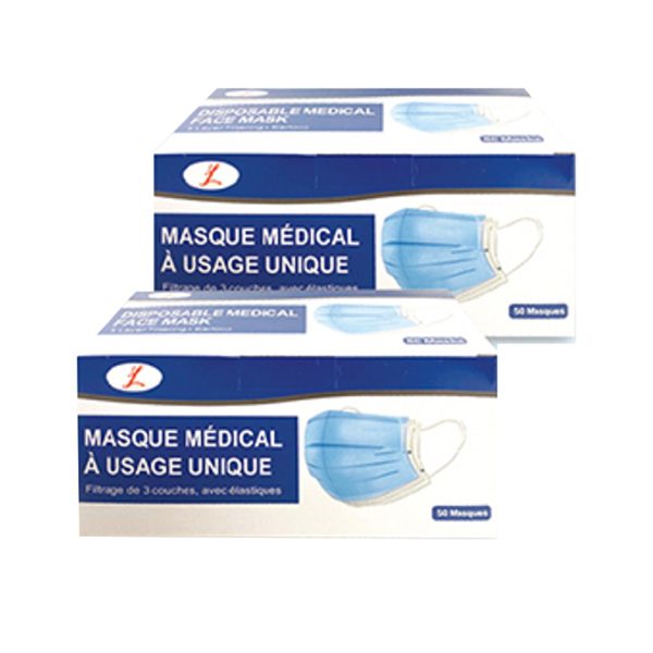 ADULT DISPOSABLE FACE MASKx2 on Sale