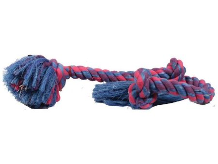 MAMMOTH FLOSSY CHEWS COLOR 3 KNOT ROPE TUG (36 IN, MULTI) Fashion