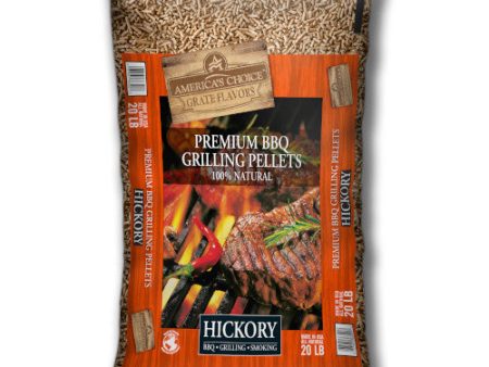 America s Choice Grate Flavors Hickory Grilling Pellets For Sale