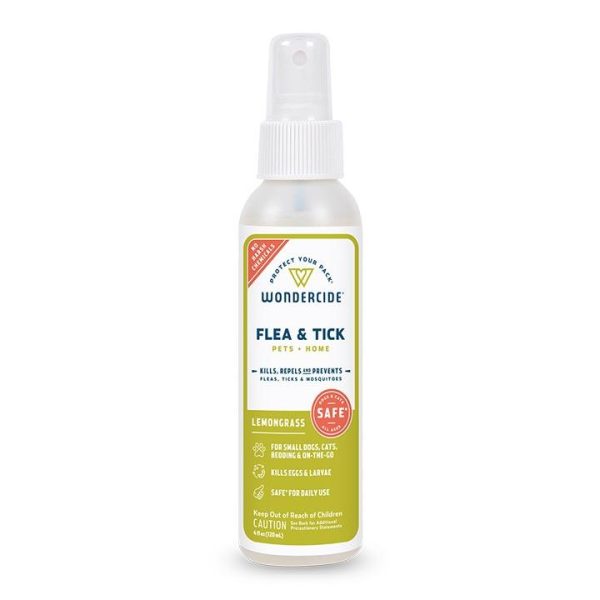 Wondercide Lemongrass Flea & Tick Spray for Pets + Home with Natural Essential Oils Online Hot Sale