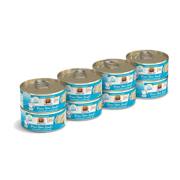 Weruva Classic Cat Paté, Press Your Lunch! with Chicken Hot on Sale