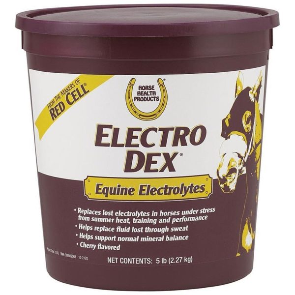 HORSE HEALTH PRODUCTS ELECTRO-DEX ELECTROLYTE FOR HORSES (5 LB, CHERRY) For Cheap