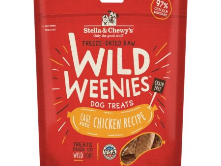 Stella & Chewy s Wild Weenies Grain Free Chicken Recipe Freeze Dried Raw Dog Treats For Discount