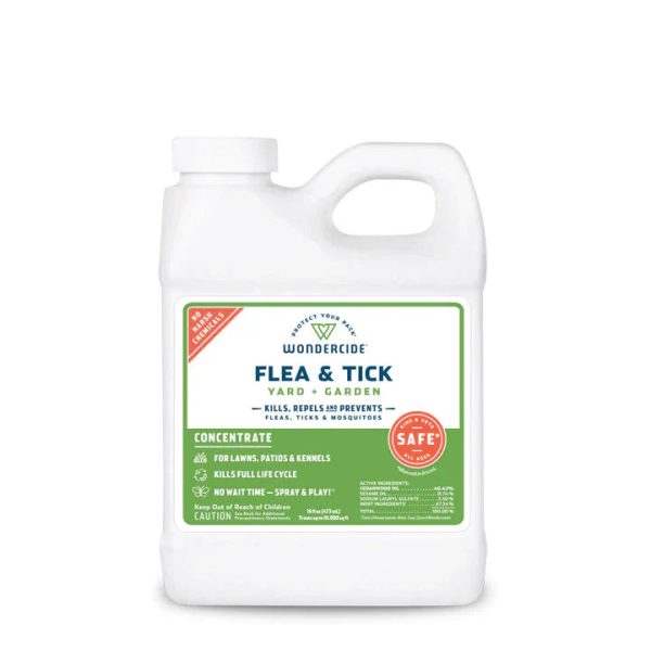 Wondercide Flea & Tick Concentrate for Yard + Garden with Natural Essential Oils Online now