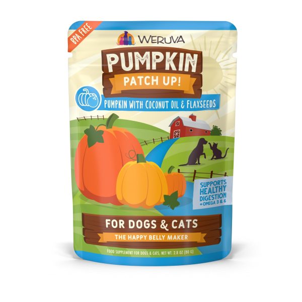 Weruva Pumpkin Patch Up!, Pumpkin with Coconut Oil & Flaxseeds for Dogs & Cats Hot on Sale