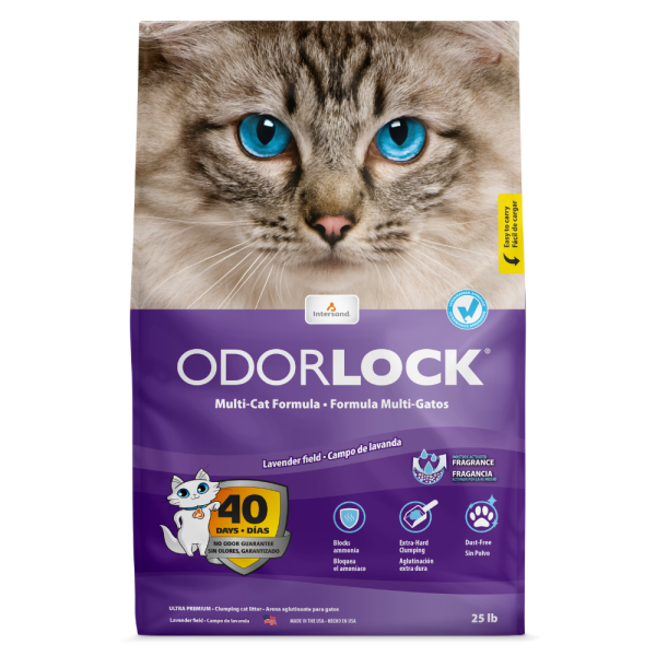 Intersand Odourlock Ultra premium multi-cat litter formula on Sale