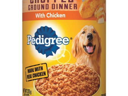 Pedigree Traditional Chopped Ground Dinner with Chicken Wet Dog Food, 13.2 Oz. Cheap