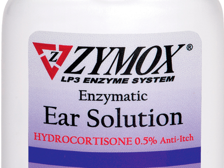 ZYMOX Enzymatic Ear Solution with 0.5% Hydrocortisone (1.25-oz) Hot on Sale