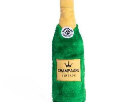 ZippyPaws Happy Hour Crusherz Champagne Plush Dog Toy Online Sale