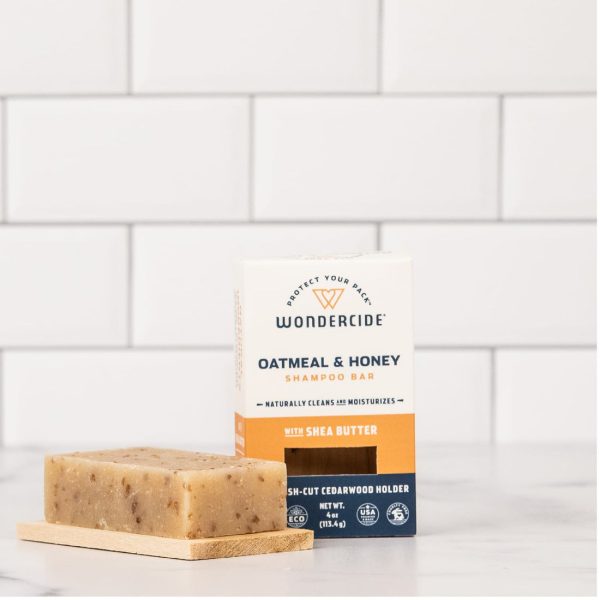 Wondercide Oatmeal & Honey Shampoo Bar for Dogs and Cats with Natural Essential Oils (4 oz Bar) Cheap