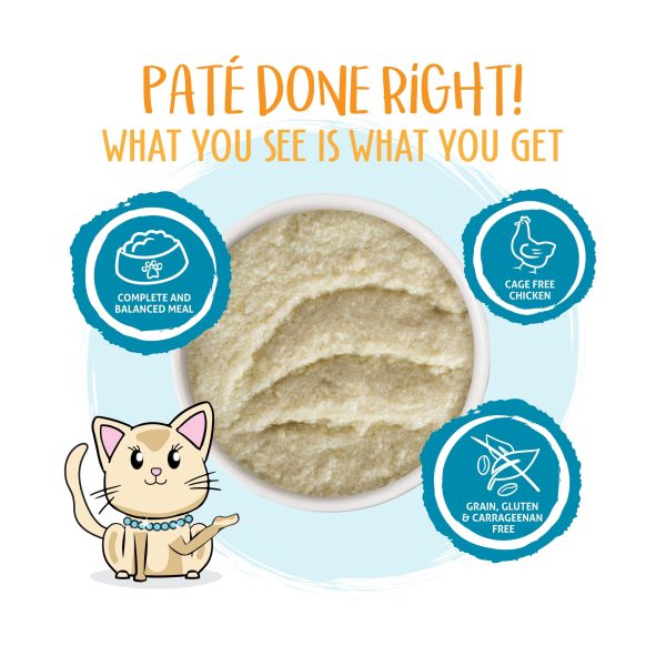 Weruva Classic Cat Paté, Press Your Lunch! with Chicken Hot on Sale