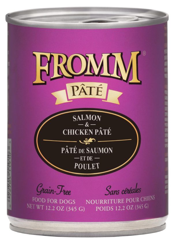 Fromm Grain-Free Salmon & Chicken Pâté Dog Food Online now