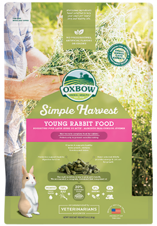 Oxbow Simple Harvest Young Rabbit Food Online now