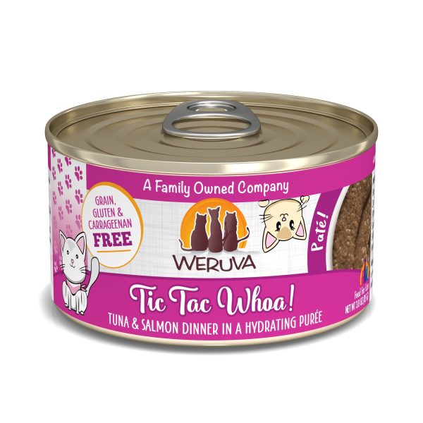 Weruva Classic Cat Paté, Tic Tac Whoa! With Tuna & Salmon For Discount