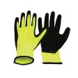 Boss V2 Flexi Grip High- Vis  Poly Knit Latex Palm Glove Supply