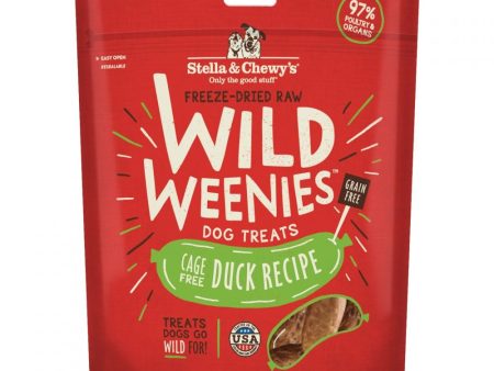 Stella & Chewy s Wild Weenies Grain Free Duck Recipe Freeze Dried Raw Dog Treats Supply