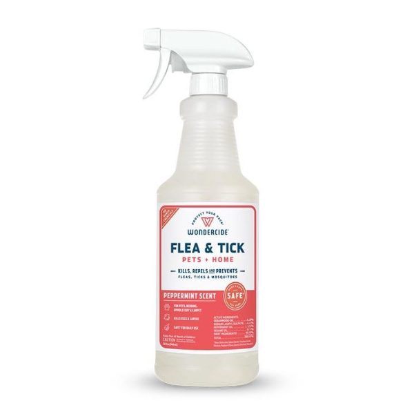 Wondercide Peppermint Flea & Tick Spray for Pets + Home Online now