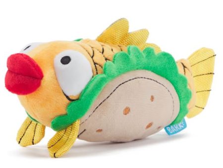 BARK Ernesto the Fish Taco Plush Dog Toy Hot on Sale