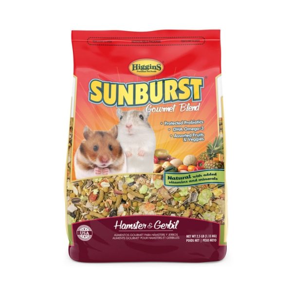 HIGGINS SUNBURST GOURMET BLEND HAMSTER & GERBIL Cheap