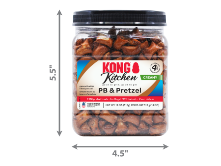 KONG Kitchen PB & Pretzels (18 Oz) Online Hot Sale