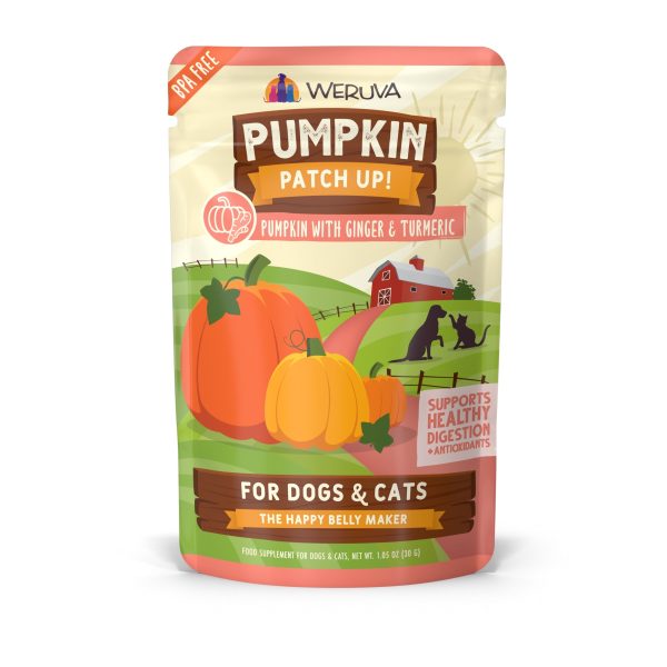 Weruva Pumpkin Patch Up!, Pumpkin with Ginger & Turmeric for Dogs & Cats Fashion