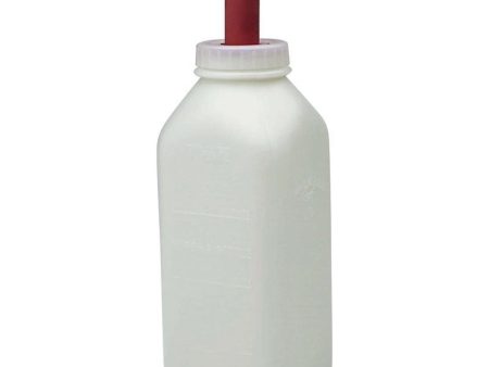 LITTLE GIANT NURSING BOTTLE WITH SCREW ON NIPPLE (2 QT, WHITE) Online now