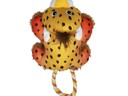 KONG Cozie Tuggz Cheetah’s Dog Toy Supply